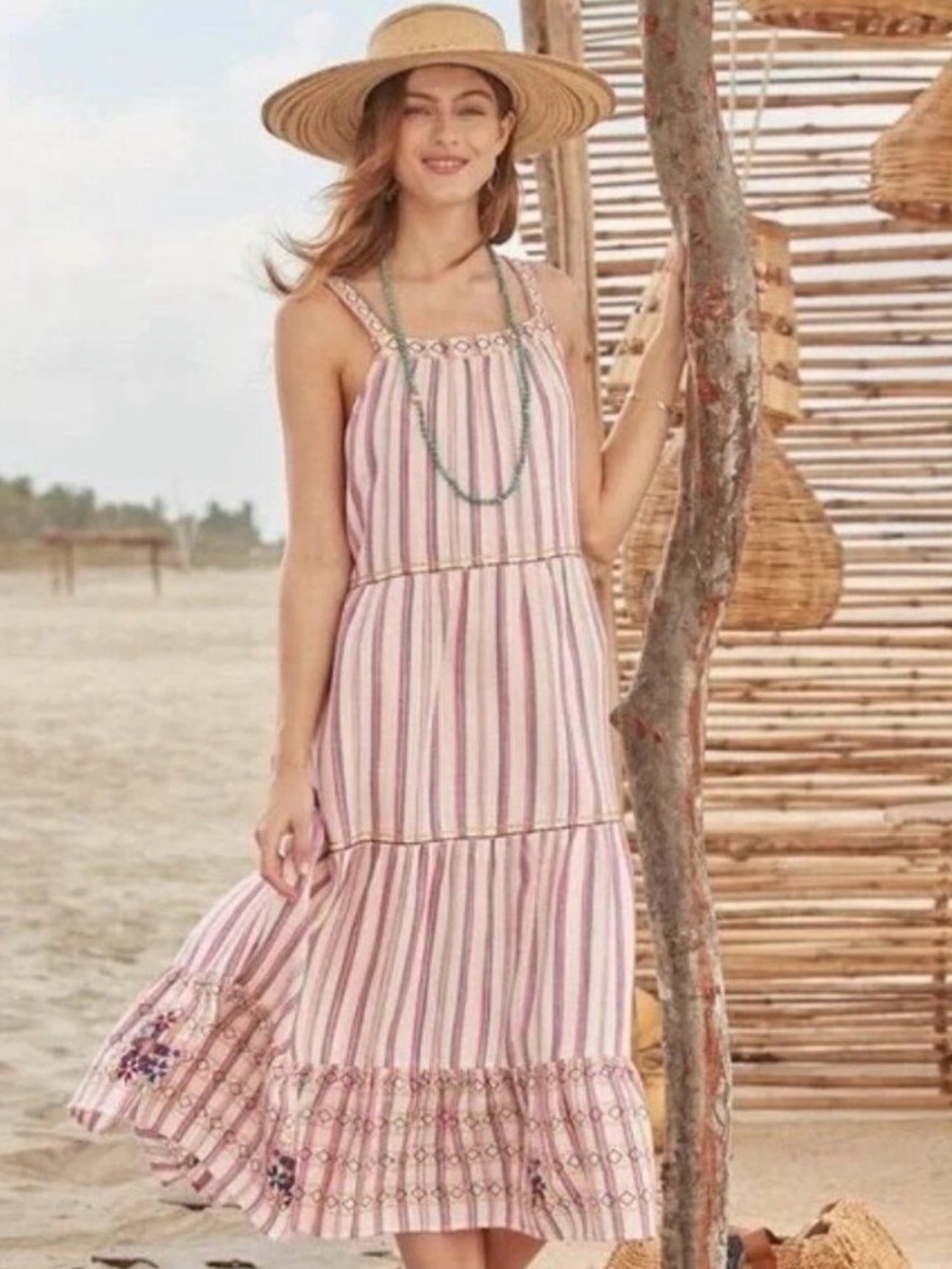 Sundance "Veria" embroidered sundress